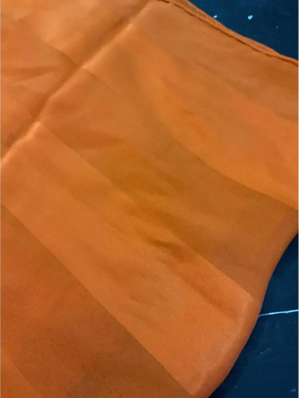 Echo Vintage Orange Silk Women's Scarf